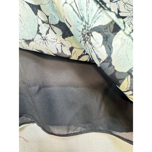 Nine & Co. Ninewear Floral Blouse Womens Size 10 Multicolor Boho Y2K Sleeveless - Picture 11 of 11